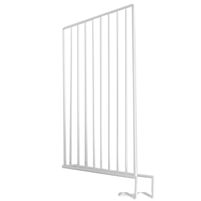 2 of 6:Home Basics Vinyl Coated Steel Shelf Divider, White 