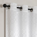 3 of 18:Tobias Damask Metallic Grommet Blackout Window Panel, 52x84 Inches 