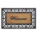 1 of 2:Alfombra Goma Forja 18x30 - Flor De Lis 