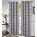5 of 5:Revere Floral Jacquard Grommet Window Panel, 54x84 Inches 