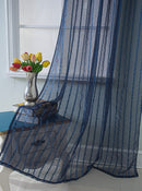 5 of 31:Gretchen Striped Rod Pocket Window Panel with Attached Valance, 54x90 Inches 