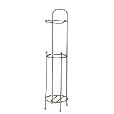 2 of 2:Bath Bliss Toilet Paper Holder and Dispenser in Satin Nickel 