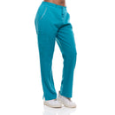 54 of 66:Ellen Tracy 4-Way Stretch Elastic Back Drawstring Waistband Scrub Pants 