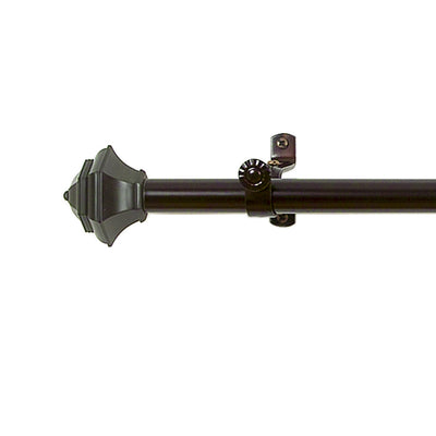 9 of 12:Buono II Jordan Adjustable Window Curtain Rod, Bronze 