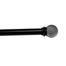 1 of 2:PREMIUS Curtain Rod Set with Clear Finial, Bronze, 28-48 Inches 