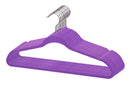 1 of 5:Home Basics Velvet Hanger, (Pack of 10), Purple 