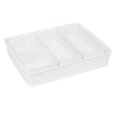 1 of 4:Simplify 5 Pack Organizing Set in White 