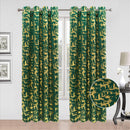 7 of 8:Huston Metallic Foil Grommet Window Curtain Panel, 54x84 Inches 