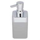 3 of 4:Conceptos básicos del hogar Skylar 10 oz. Dispensador de jabón de plástico ABS, gris 