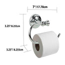 4 of 4:Home Basics Wall-Mounted Toilet Paper Holder 