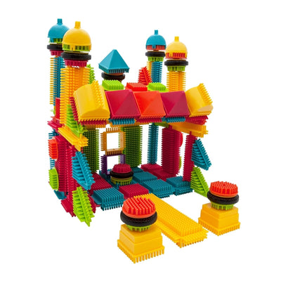 1 of 3:picassotiles ptb112 112pcs forma de cerdas bloques de construcción juego de azulejos 