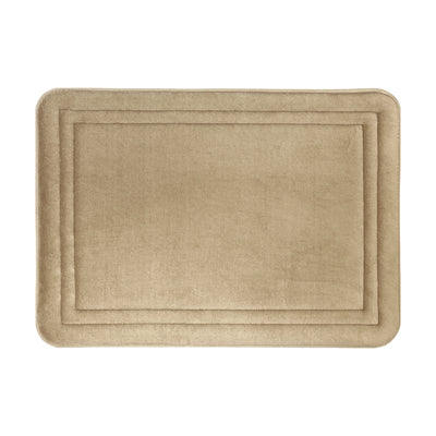 4 of 12:Elle Border Soft Non-Slip Memory Foam Bath Mat, 17x24 Inches 