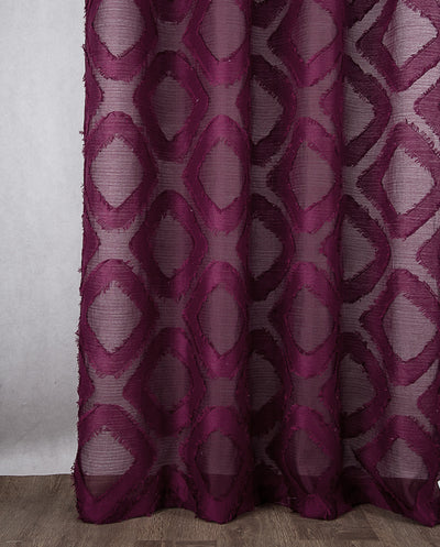 23 of 27:Ariana Clipped Doily Grommet Window Panel, 54x84 Inches 