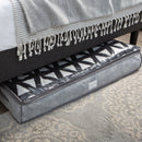 4 of 4:Simplify Under the Bed Storage Bag in Heather Grey 