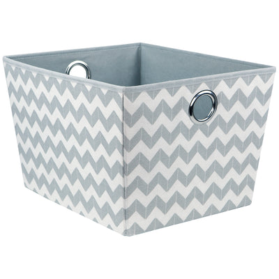2 of 3:Grand sac fourre-tout à chevrons Home Basics 
