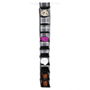 2 of 4:Home Basics Plaid 10 Shelf Non-Woven Hanging Shelf Organizer, Black 