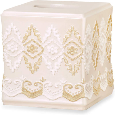3 of 13:Popular Bath Arabella - Juego completo de decoración para baño, color beige, se vende por separado 