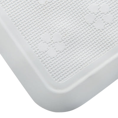 3 of 3:Bath Bliss Large Bath Mat in White 