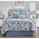 2 of 2:Ensemble de couette 9 pièces à motif floral 