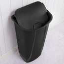 1 of 1:Sterilite 11 Gallon / 42 Liter SwingTop Wastebasket Black 