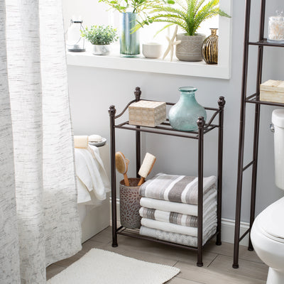 2 of 4:Neu Home Belgium Towel Rack Tower in Oil Rubbed Bronze 