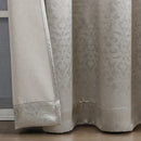 15 of 15:Cordelia Embossed Damask Grommet Room Darkening Window Panel, 52x84 Panel 
