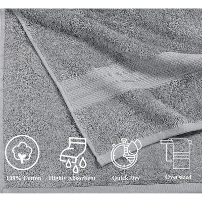 36 of 40:Ensemble de serviettes 24 pièces 100 % coton Casa Platino 