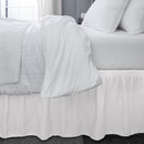 4 of 5:Home Details Wrap Around Bed Ruffle Twin/Full in White 