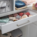 4 of 4:Simplify 2 Pack Small Adjustable Drawer Dividers in Bamboo 