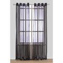 16 of 17:Harper Solid Sheer Voile Grommet Window Panel, 54x84 Inches 