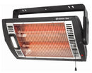 1 of 3:Comfort Zone Czqtv5m Ceiling and Patio Mount Quartz Heater, Black, 1500 Watts 