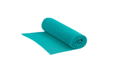 1 of 1:Home Basics Brights Collection Revestimiento de goma no adhesivo para agarre de estante, azul, 12 x 60 pulgadas 