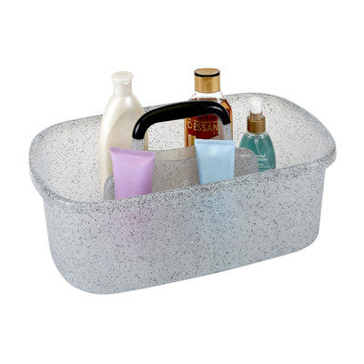 1 of 2:Étagère de douche Simplify aspect granit gris 