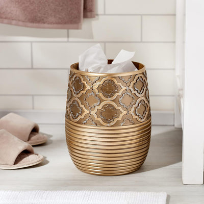 28 of 38:Ensemble de décoration de salle de bain complet avec barre de douche populaire, doré, vendu séparément 