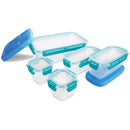 5 of 5:Rubbermaid LunchBlox Leak-Proof Entree Lunch Container Kit, Large, Blue-Clear 