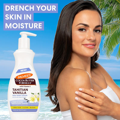 2 of 5:Palmer's Cocoa Butter Tahitian Vanilla Body Lotion Vitamin E, 13.5 Ounces 