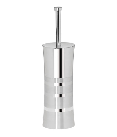 2 of 3:Brosse de toilette et support en acier inoxydable Bath Bliss, deux tons 