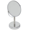 1 of 4:Miroir cosmétique double face Home Basics Diamond (grossissement x1/x5), chromé 