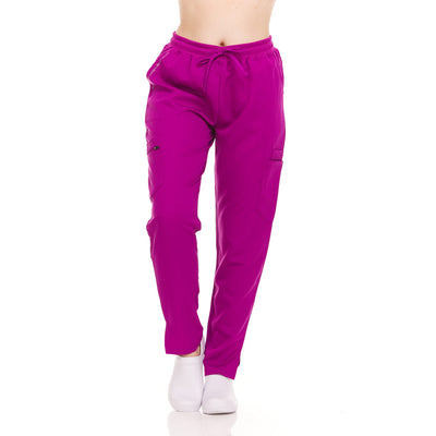 17 of 66:Ellen Tracy 4-Way Stretch Women's Skinny Medical Scrub Pants 