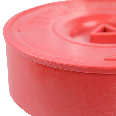 3 of 4:Home Basics Round BPA-free Plastic Tortilla Warmer, Red 