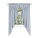 14 of 21:Buffalo Check Gathered Swag Window Curtain Pair, 72x63 Inches 