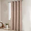 6 of 6:Surya Metallic Printed Marble Design Velvet Grommet Window Panel, 54x84 Inches 