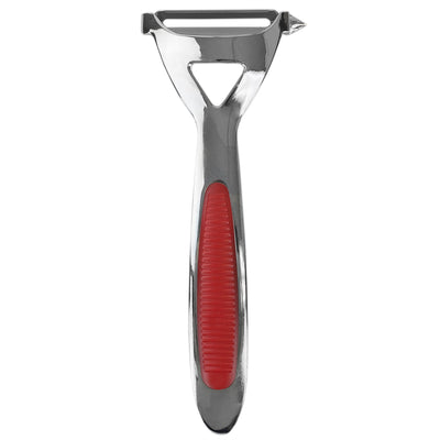 2 of 7:Home Basics Vegetable Peeler with Rubber Grip 