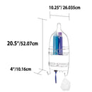 2 of 2:Home Basics Chrome Plated Steel Shower Caddy, Silver 