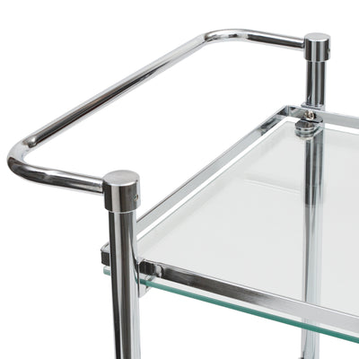 4 of 4:Chariot de service roulant en verre trempé Neu Home 
