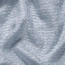 5 of 6:Perry Textured Slub Sheer Grommet Window Panel, Blue, 54x84 Inches 