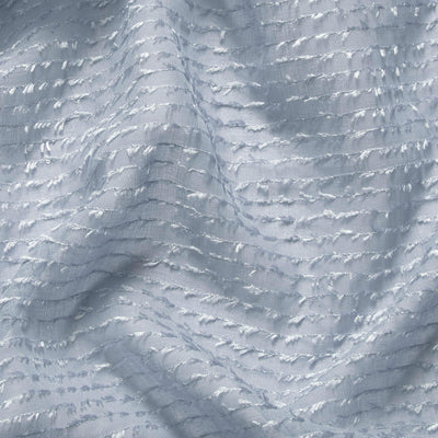 5 of 6:Perry Textured Slub Sheer Grommet Window Panel, Blue, 54x84 Inches 