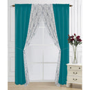 2 of 4:PREMIUS Flame 6 Piece Window Panel Set, 38x84 Inches 