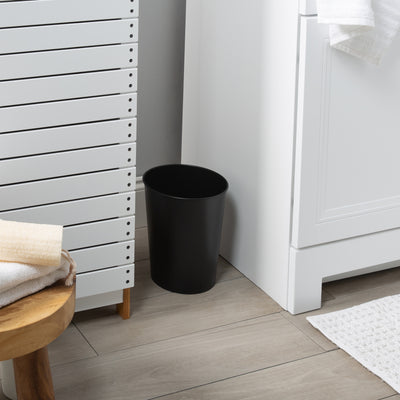 2 of 4:Poubelle Bath Bliss 5 L en noir mat 