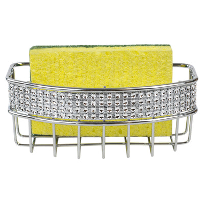 3 of 5:Porte-éponge Home Basics, chromé 